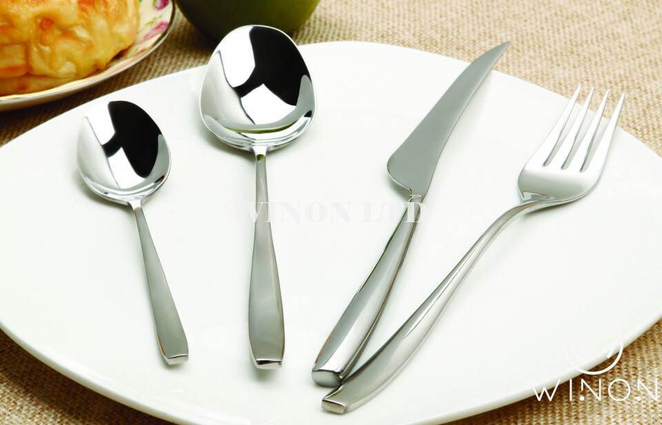 Stainless Steel Knife And Fork Set Of Four (Andrea)