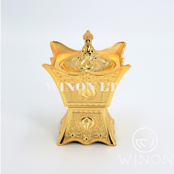 Golden plated censer