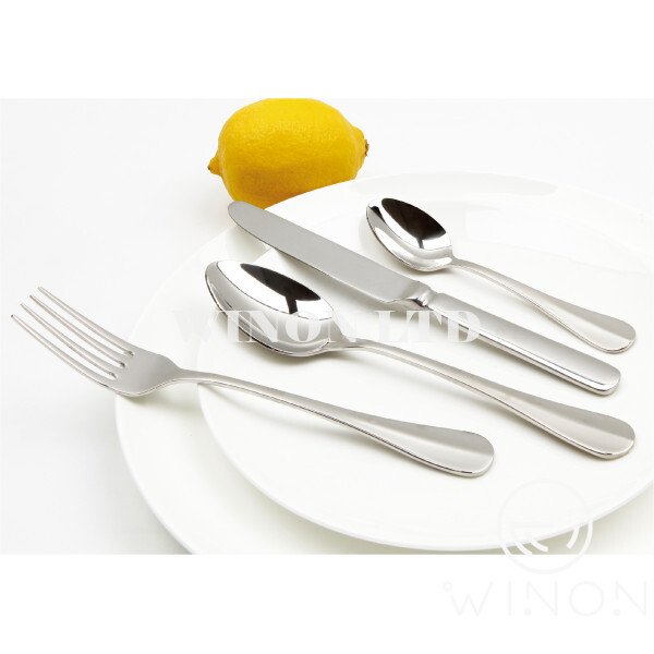 Stainless Steel Knife And Fork Set Of Four (BAGUETTE)