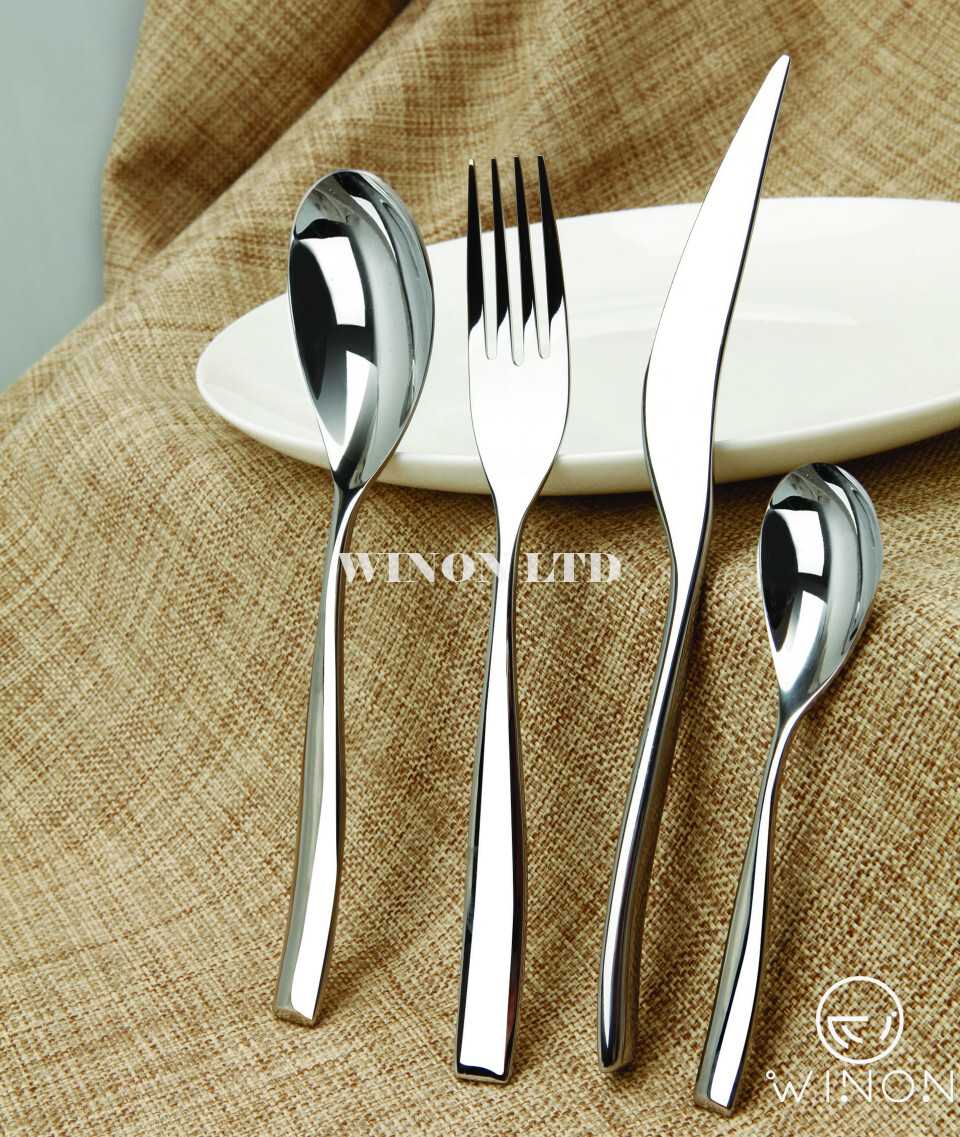 Stainless Steel Knife And Fork Set Of Four (Becchetti)