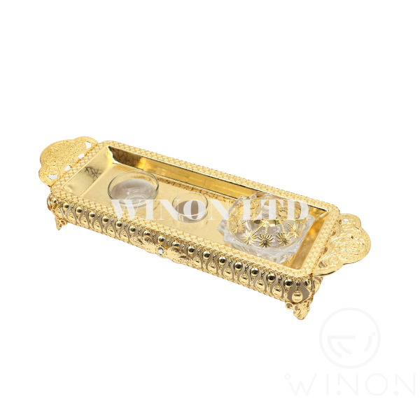 15 inch rectangle tray with 1pcs date bowl set