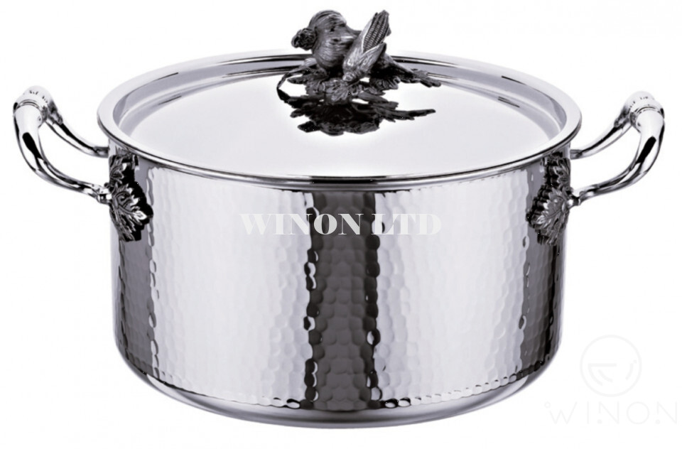 Hammer Design Stainless Steel Pot D240X120