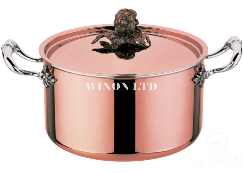 Plain Design Copper Pot D240X120