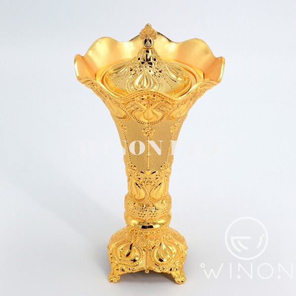 golden plated censer (with cover)