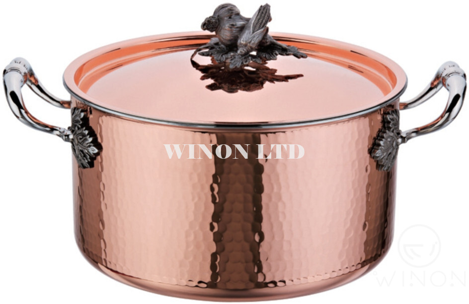Hammer Design Copper Pot D260X130